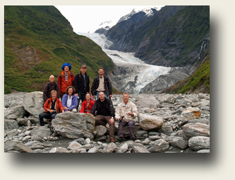 Gruppe Franz-Josef Gletscher 